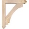 Ekena Millwork Imperial Arts and Crafts Smooth Bracket w/ Offset Brace, Douglas Fir, 5 1/2"W x 26"D x 30"H BKT0604X26X30IMP03SDF - alternate 2